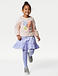 Ensemble jupe et collants en coton (du 2 au 8&nbsp;ans)