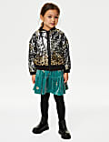 Velvet Sequin Embellished Skirt (2-8 Yrs)