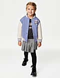 Kleid und Strumpfhose mit hohem Baumwollanteil und Gingham-Muster (2–8 J.)