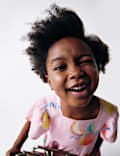 Pure Cotton Fruit Dress (2-8 Yrs)