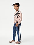 Denim Sequin Side Tape Comfort Jeans (2-8 Yrs)