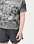 Pure Cotton Embellished T-Shirt (2-8 Yrs)