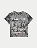 Pure Cotton Embellished T-Shirt (2-8 Yrs)