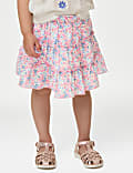 Cotton Rich Floral Skirt (2-8 Yrs)