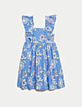 Pure Cotton Floral Dress (2-8 Yrs)