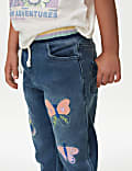 Cotton Rich Elasticated Waist Jeans (2-8 Yrs)