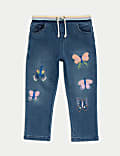 Cotton Rich Elasticated Waist Jeans (2-8 Yrs)