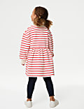 Cotton Rich Striped Jumper Dress (1-8 Yrs)