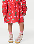 Cotton Rich Cherry Jumper Dress (1-8 Yrs)