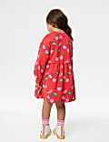 Cotton Rich Cherry Jumper Dress (1-8 Yrs)