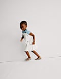 Embroidered Pinafore Dress and T-Shirt (2-16 Yrs)
