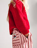 Cotton Rich Woven Striped Balloon Trousers (2-8 Yrs)