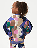 Katoenrijke sweater met abstracte print (2-8 jaar)