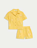 2pc Cotton Rich Embroidery Top & Bottom Outfit (2-8 Yrs)