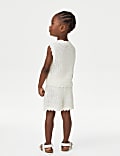 2pc Pure Cotton Knitted Top & Bottom Outfit (2-8 Yrs)