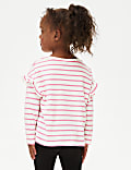 Pure Cotton Striped Top (2-8 Yrs)