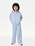 2pc Cotton Rich Butterfly Hoodie Tracksuit (2-8 Yrs)