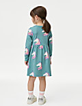 Robe 100&nbsp;% coton à motif licorne (du 2 au 8&nbsp;ans)