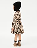 Cotton Rich Animal Print Dress (2-8 Yrs)