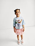 Pure Cotton Striped Rara Skirt (2-8 Yrs)