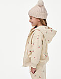 Cotton Rich Cherries Zip Hoodie (2-8 Yrs)