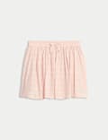 Textured Woven Mini Skirt (2-8 Yrs)