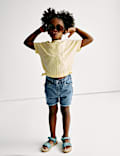 Korte denim broek mom-model (2-8 jaar)