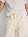 Wide Leg Pure Cotton Jeans (2-16 Yrs)