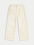 Wide Leg Pure Cotton Jeans (2-16 Yrs)