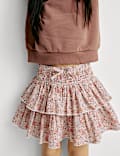 Pure Cotton Ditsy Floral Ra-ra Skirt (2-8 Yrs)