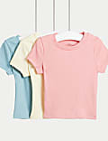 3pk Cotton Rich T-Shirts (2-8 Yrs)
