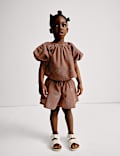 Pure Cotton Embroidered Top & Bottom Outfit (2-16 Yrs)