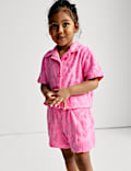Cotton Rich Towelling Top & Bottom Outfit (2-8 Yrs)