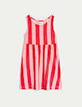 Pure Cotton Striped Dress (2-8 Yrs)