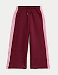 Pantalon de jogging rayé coupe large en coton (du 2 au 8 ans)