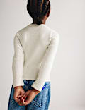 Heart Textured Knitted Top (2-10 Years)