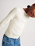 Heart Textured Knitted Top (2-10 Years)