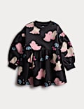 Halloween Graphic Sweat Dress (2-8 Yrs)