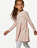 Robe 100&nbsp;% coton à motif fleuri (du 2 au 8&nbsp;ans)