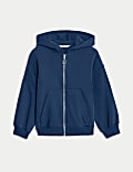 Cotton Rich Plain Hoodie (2-8 Yrs)