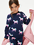Cotton Rich Unicorn Sweatshirt (2-8 Yrs)