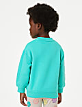 Katoenrijke sweater met print (2-8 jaar)