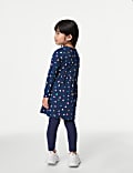 Pure Cotton Heart Dress (2-8 Yrs)