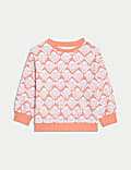 Cotton Rich Printed Sweatshirt (2-8 Yrs)