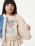 Denim Borg Gilet (2-8 Yrs)