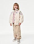 Borg Patchwork Jacket (2-8 Yrs)