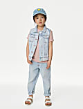 Denim bodywarmer van spijkerstof (2-8 jaar)