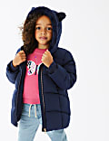 Stormwear™ Kitten Ear Padded Longline Coat (2-7 Yrs)
