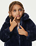 Blouson en fausse fourrure (du&nbsp;2 au 8&nbsp;ans)