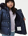 Metallic Borg Lined Parka (2-8 Yrs)